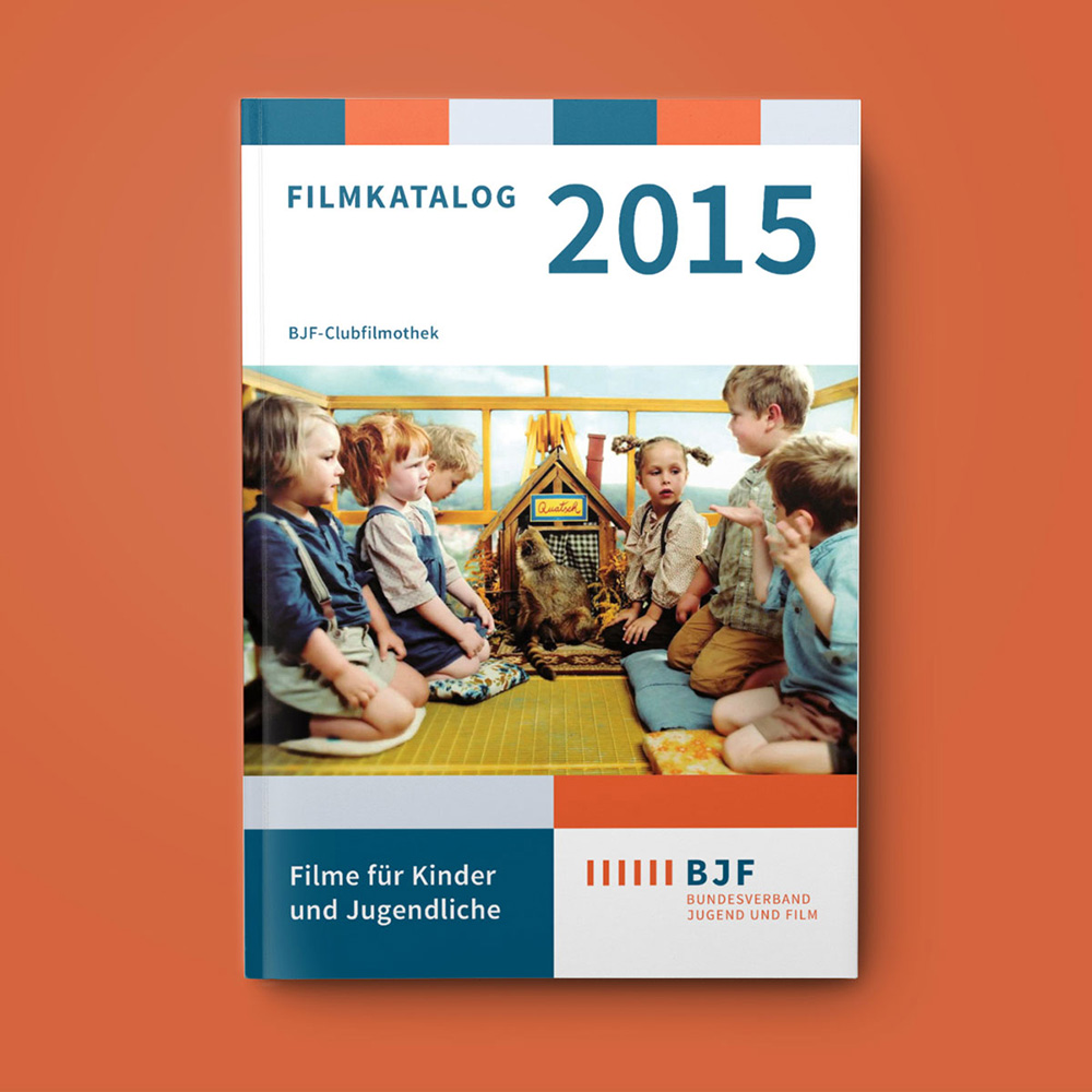 Corporate Design, Implementierung – BJF Bundesverband Jugend und Film 8 Cover Gestaltung eines Filmkatalogs