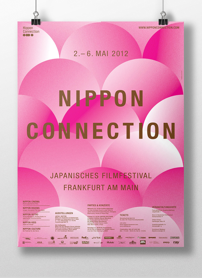 Kampagnengestaltung Poster 2012 a Nippon Connection Designbuero Frankfurt