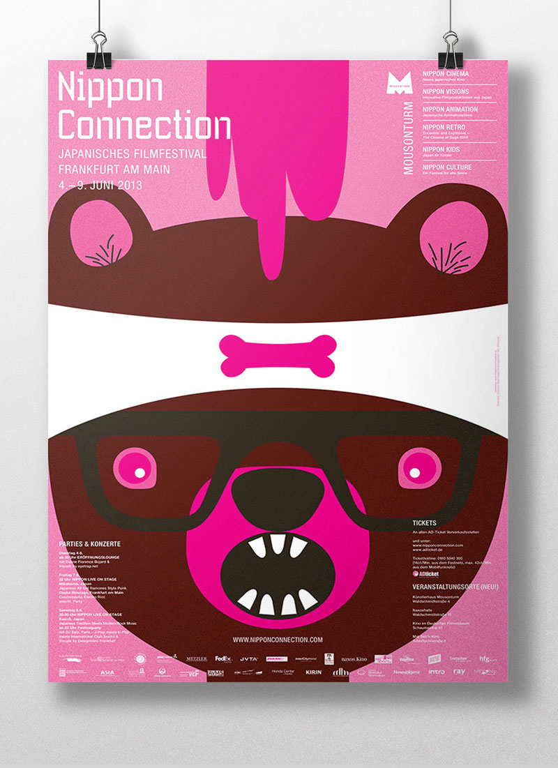 Kampagnengestaltung Poster 2013 b Nippon Connection Designbuero Frankfurt