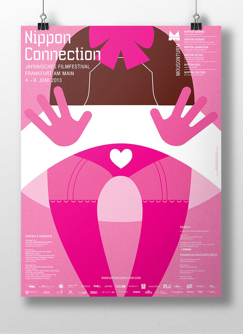 Kampagnengestaltung Poster 2013 c Nippon Connection Designbuero Frankfurt