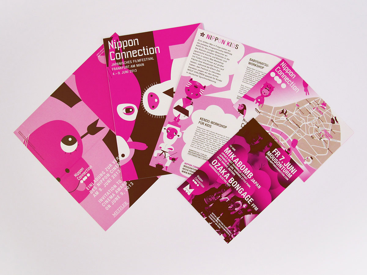 Kampagnengestaltung Print Flyer Nippon Connection Designbuero Frankfurt