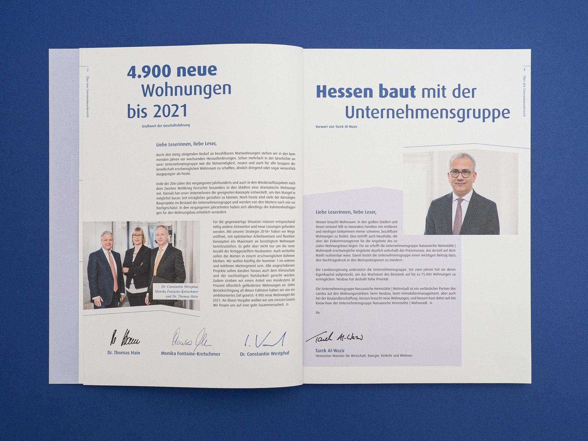 Wohnungsbau für alle – Unternehmensgruppe Nassauische Heimstätte I Wohnstadt 6 nh broschuere neubau wohnungsbau doppelseite 2 3