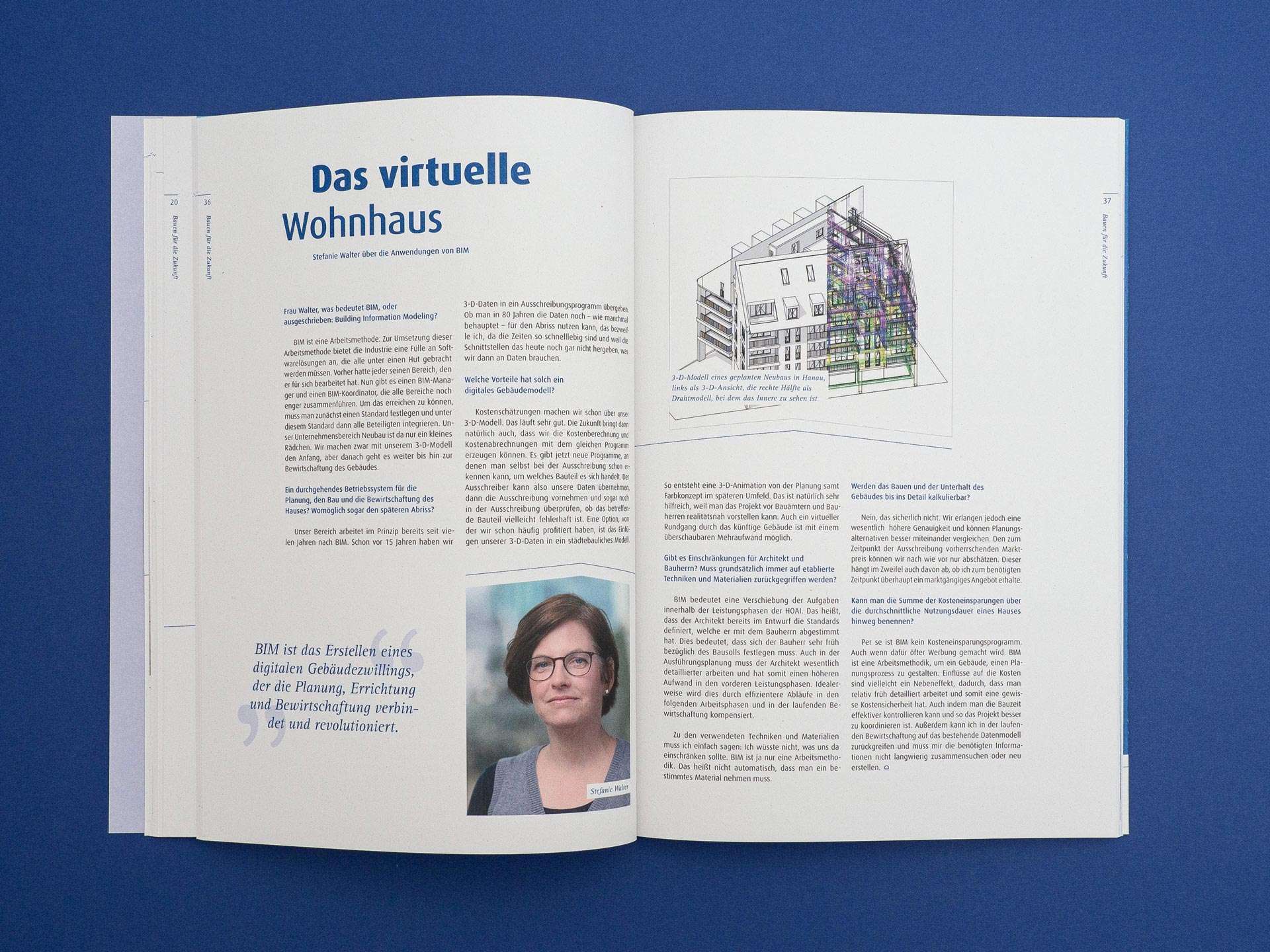 Wohnungsbau für alle – Unternehmensgruppe Nassauische Heimstätte I Wohnstadt 8 nh broschuere neubau wohnungsbau doppelseite 36 37