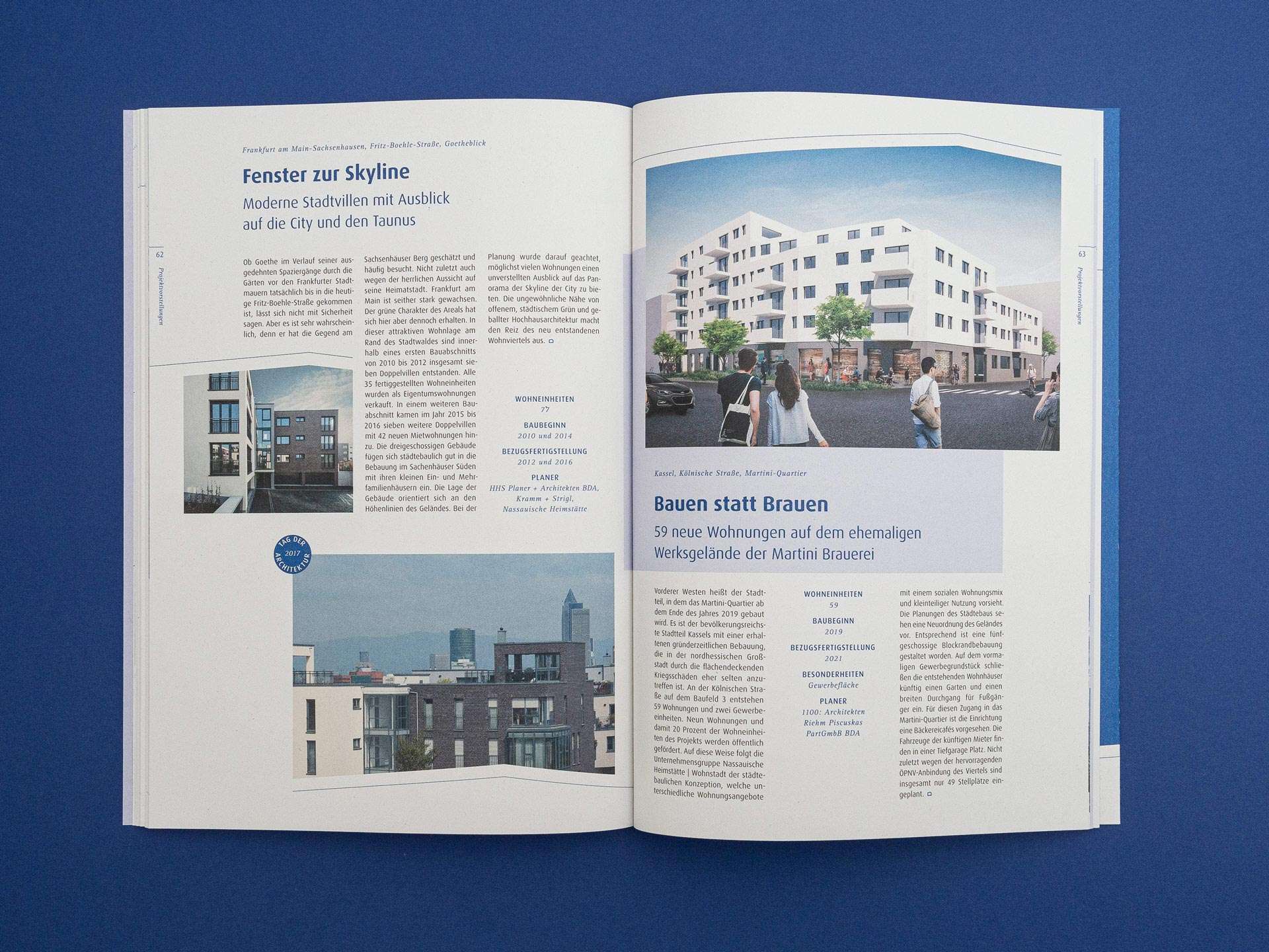 Wohnungsbau für alle – Unternehmensgruppe Nassauische Heimstätte I Wohnstadt 14 nh broschuere neubau wohnungsbau projekte