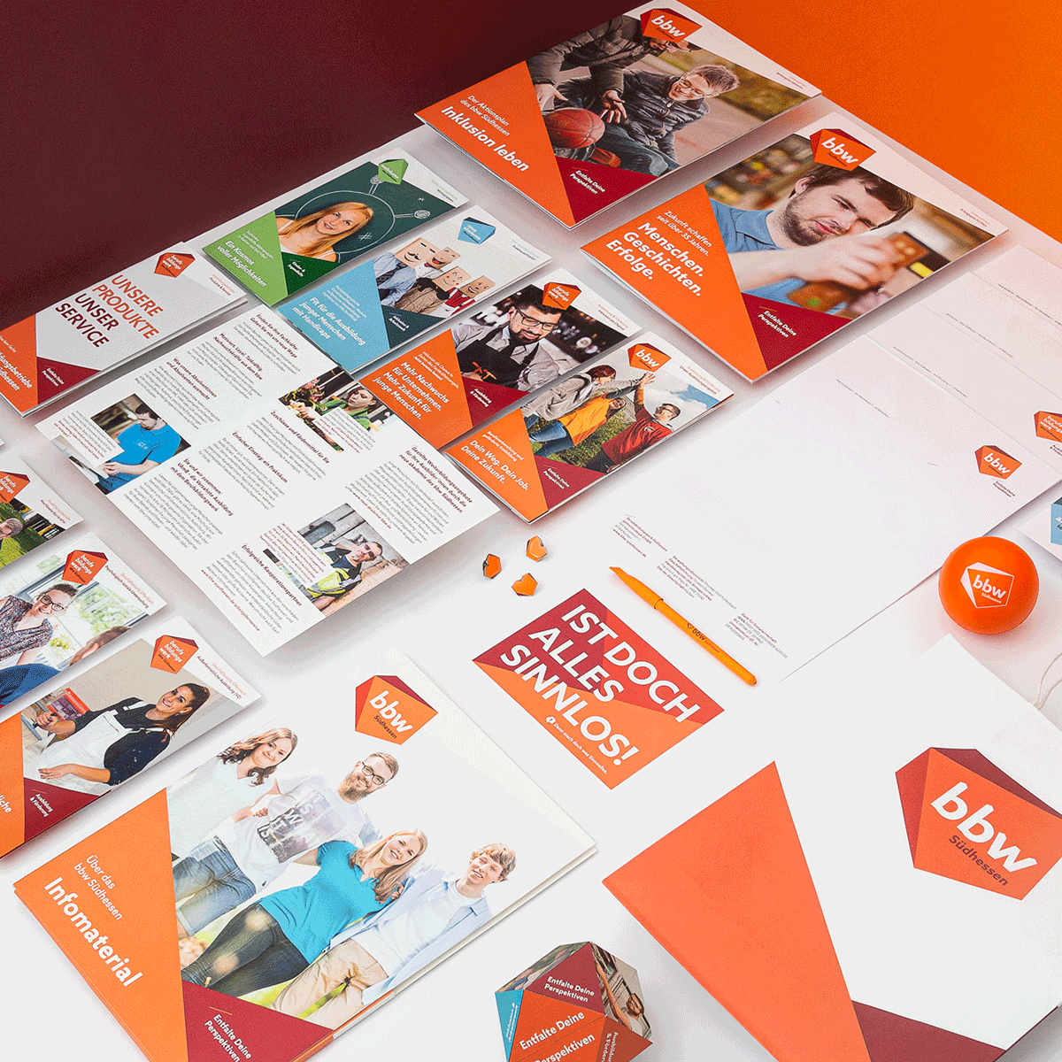 DBF Designbüro Frankfurt gewinnt German Design Award 2021 mit Corporate Design & Brand Identity bbw Südhessen 3 Projekt Bild