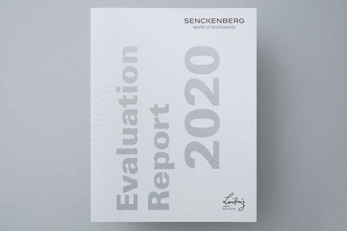 Evaluation Report 2020 – Senckenberg Gesellschaft für Naturforschung 2 dbf designbuero frankfurt senckenberg evaluation report detail cover2a