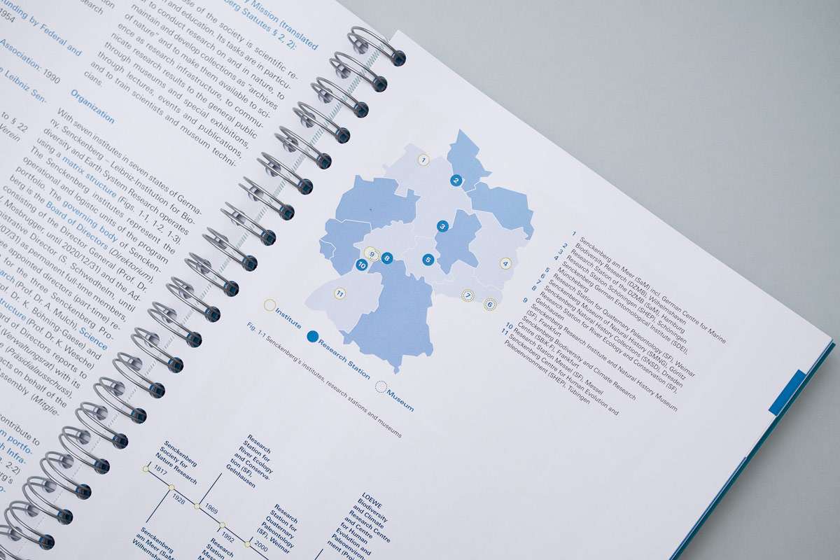 Evaluation Report 2020 – Senckenberg Gesellschaft für Naturforschung 7 dbf designbuero frankfurt senckenberg evaluation report infografik