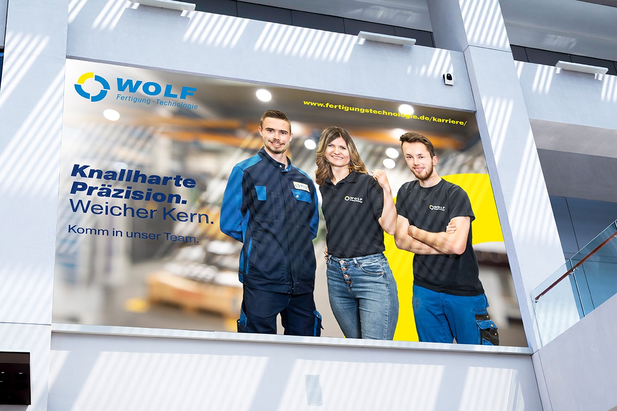 wolf employer branding kampagne poster 1