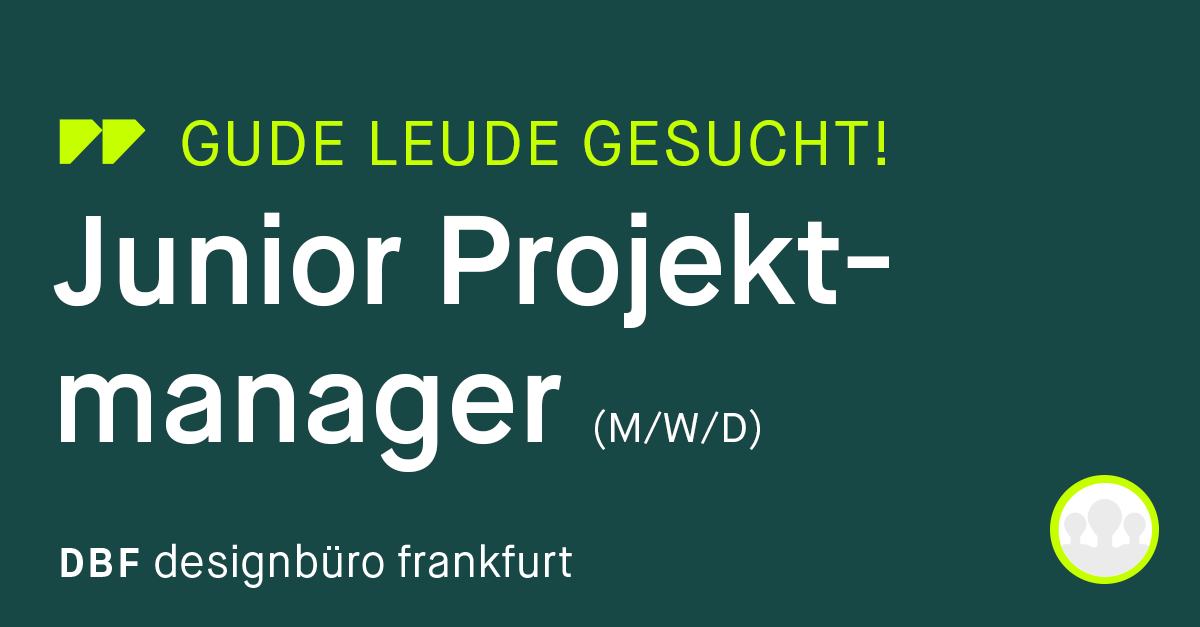 designbuero frankfurt jobs projektmanager