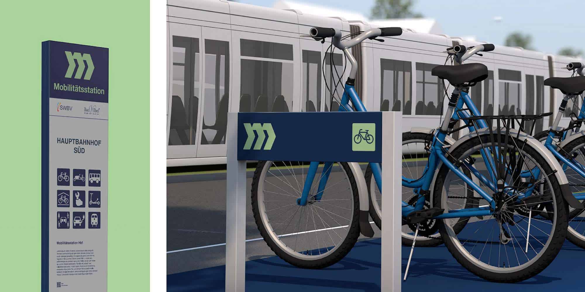 Logo und Corporate Design für Mobilitätsstationen – Regionalverband FrankfurtRheinMain 1 02 dbf Mobilitaetsstationen renderings