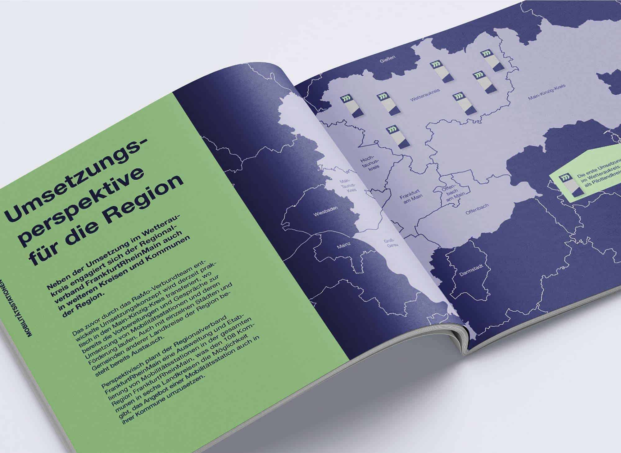 Logo und Corporate Design für Mobilitätsstationen – Regionalverband FrankfurtRheinMain 7 08 dbf Mobilitaetsstationen Broschuere