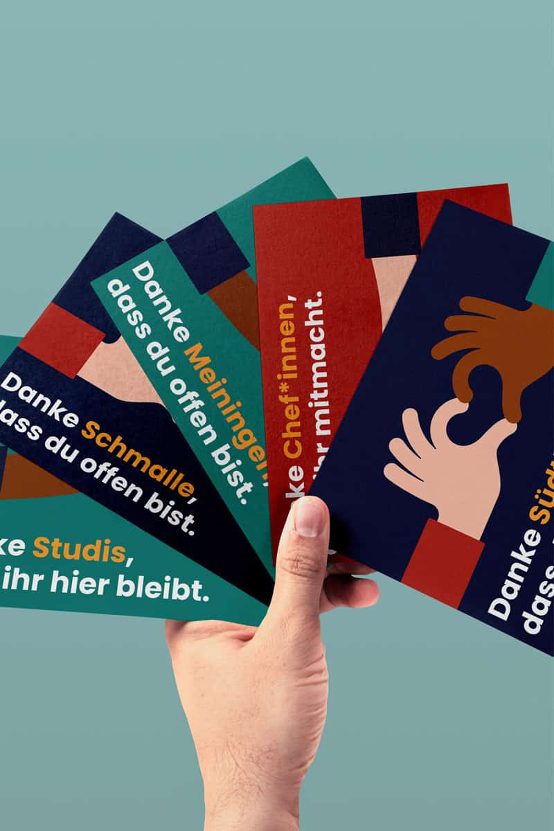 dbf kampagne WORT Danke Postkarten1