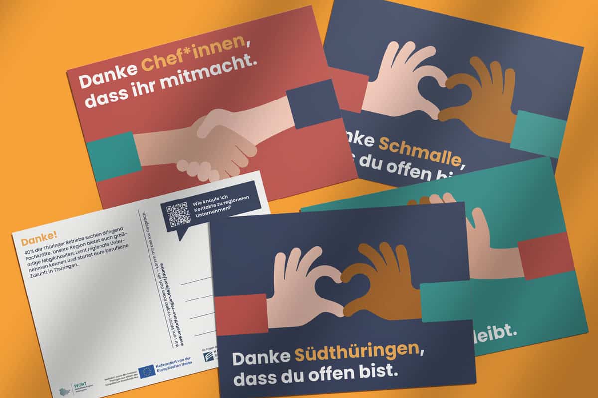 dbf kampagne WORT Danke Postkarten2