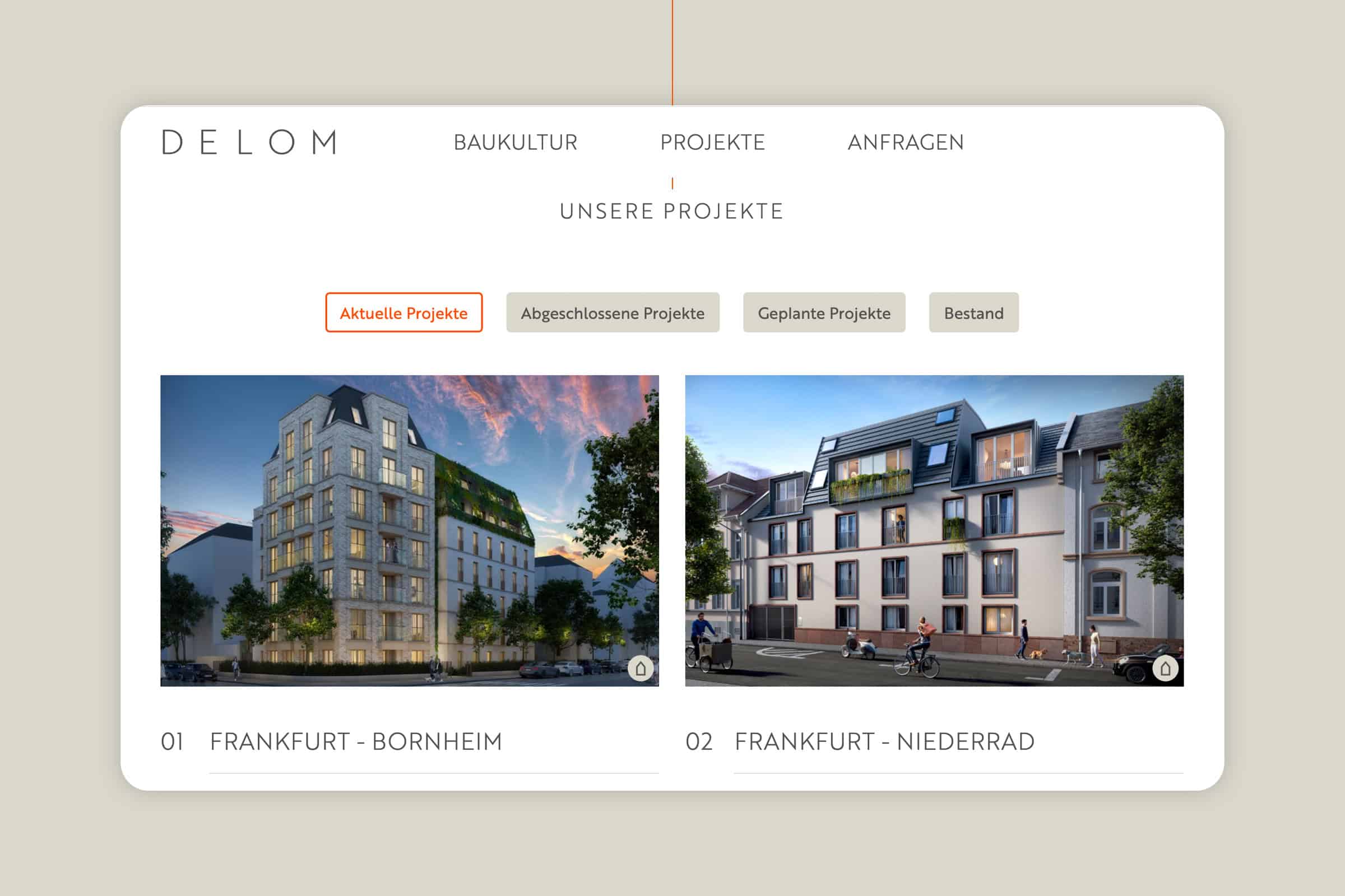 dbf case delom webdesign corporate design projekte